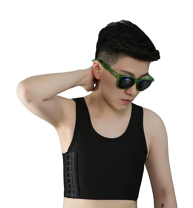 فریم بغل بیندر نیم تنه قزن دار ارجامان مشکی تن مانکن