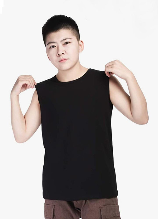 فریم جلو بیندر تمام تنه استین حلقه ای ارجامان مشکی تن مانکن