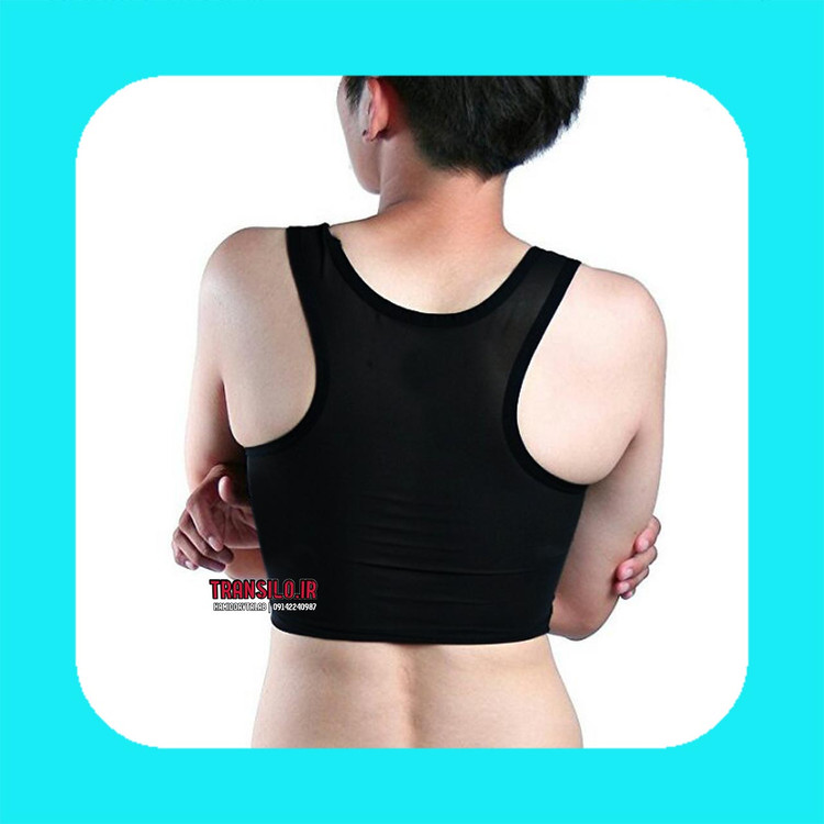 فریم عقب بیندر نیم تنه ساده المانی مشکی تن مانکن