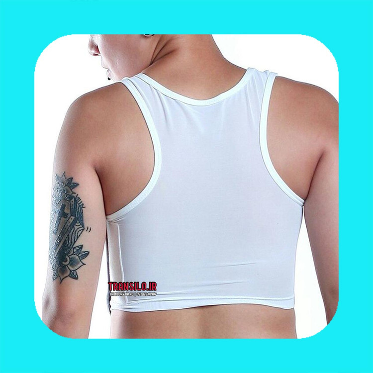 فریم پشت بیندر نیم تنه چسب دار المانی سفید تن مانکن