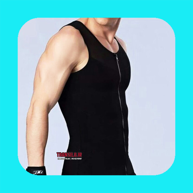 بیندر تمام تنه زیپ دار بند مشبک سه لایه آلمانی مشکی تن مانکن