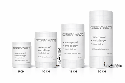چسب سینه چست تیپ تکین در چهار سایز