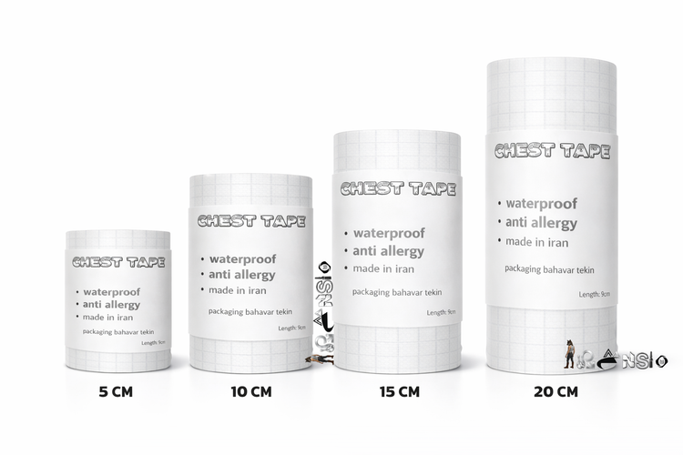 چسب سینه چست تیپ تکین در چهار سایز