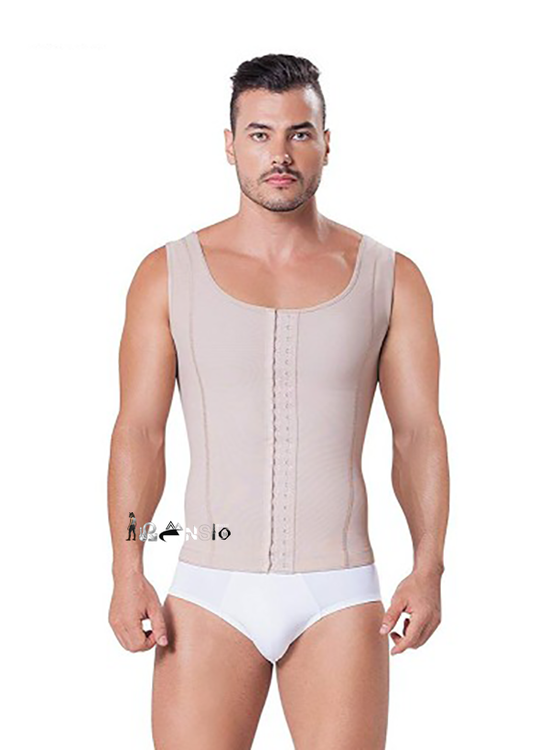 بیندرتمام تنه قزن دار فرانسه کرمی تن مانکن از نمای رو به رو