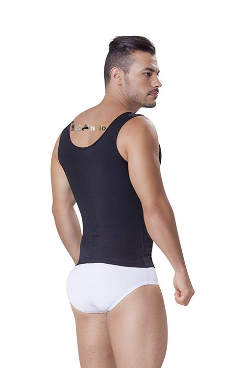 بیندرتمام تنه قزن دار فرانسه مشکی تن مانکن از نمای نیم رخ