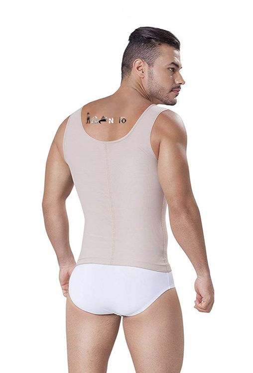 بیندرتمام تنه قزن دار فرانسه کرمی تن مانکن از نمای پشت